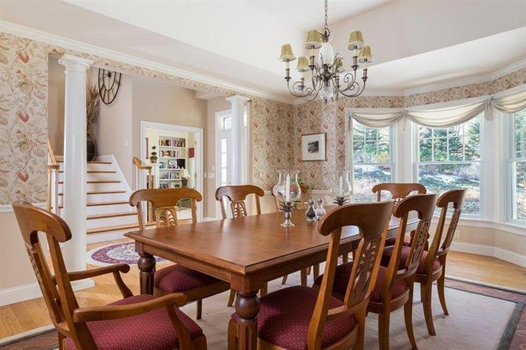 7 Harbor Ridge Road Mashpee, MA 02649 - Photo 12 of 26 a view of a dining room with furniture window and outside view