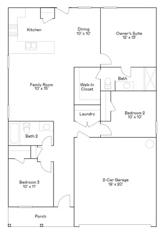 $253,990 | 2634 Patschke Place, Bryan, TX 77807