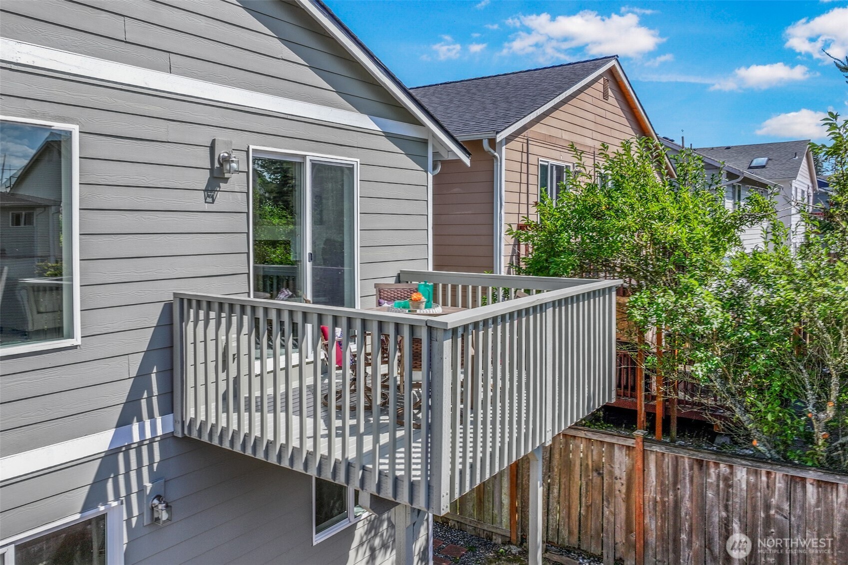 3918 152nd Place Southeast Bothell, WA 98012 - Photo 24 of 31 a view of a balcony with wooden floor