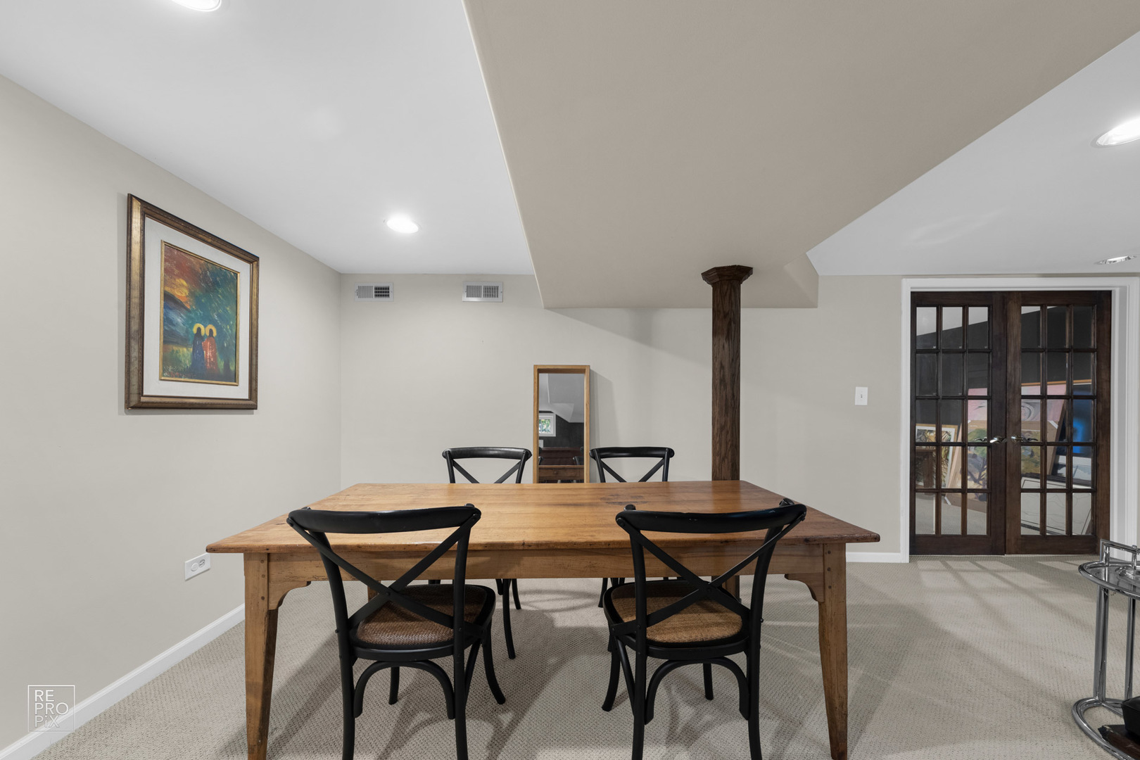 352 Ridge Avenue Clarendon Hills, IL 60514 - Photo 23 of 31 a view of a dining room with furniture and chandelier