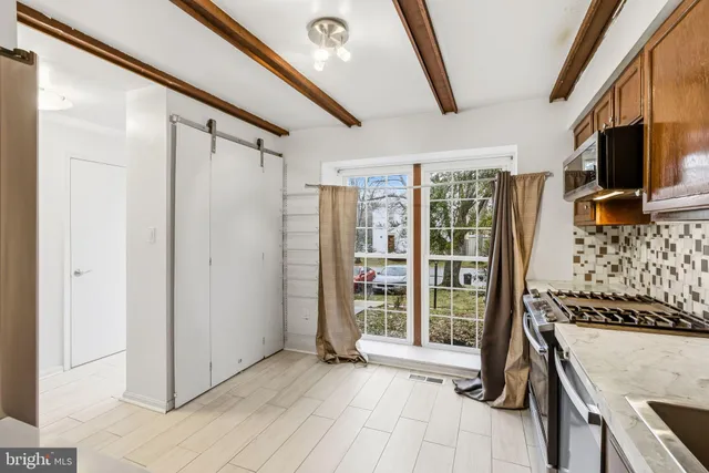 a view of front door