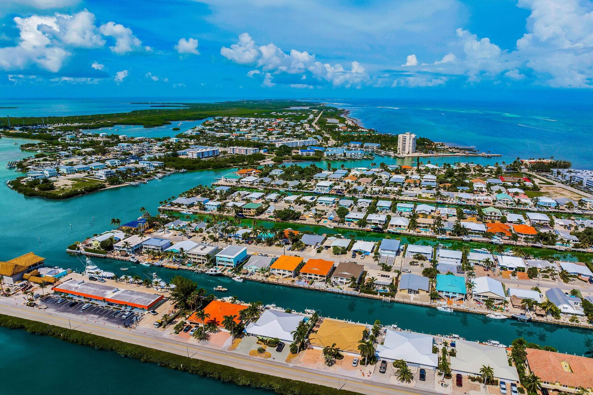 351 5th Street Key Colony Beach, FL 33051 - Photo 11 of 43 Aerial Bonefish - Ocean