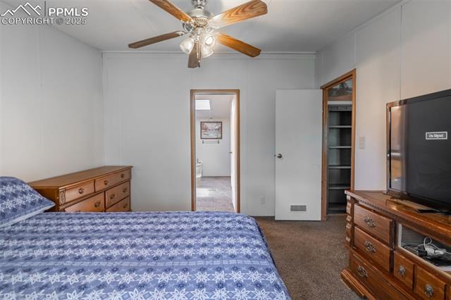 10 Ridgeway Court Florence, CO 81226 - Photo 13 of 23 Bedroom featuring carpet floors and ceiling fan