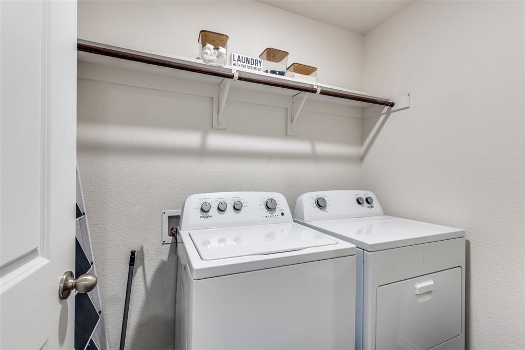 305 Ginger Avenue Anna, TX 75409 - Photo 23 of 28 a utility room with dryer and washer