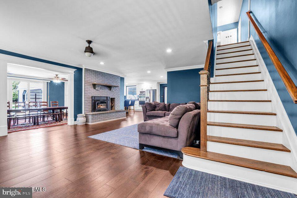 225 West Bird Village Road Jackson, NJ 08527 - Photo 13 of 66 a living room with furniture and a wooden floor