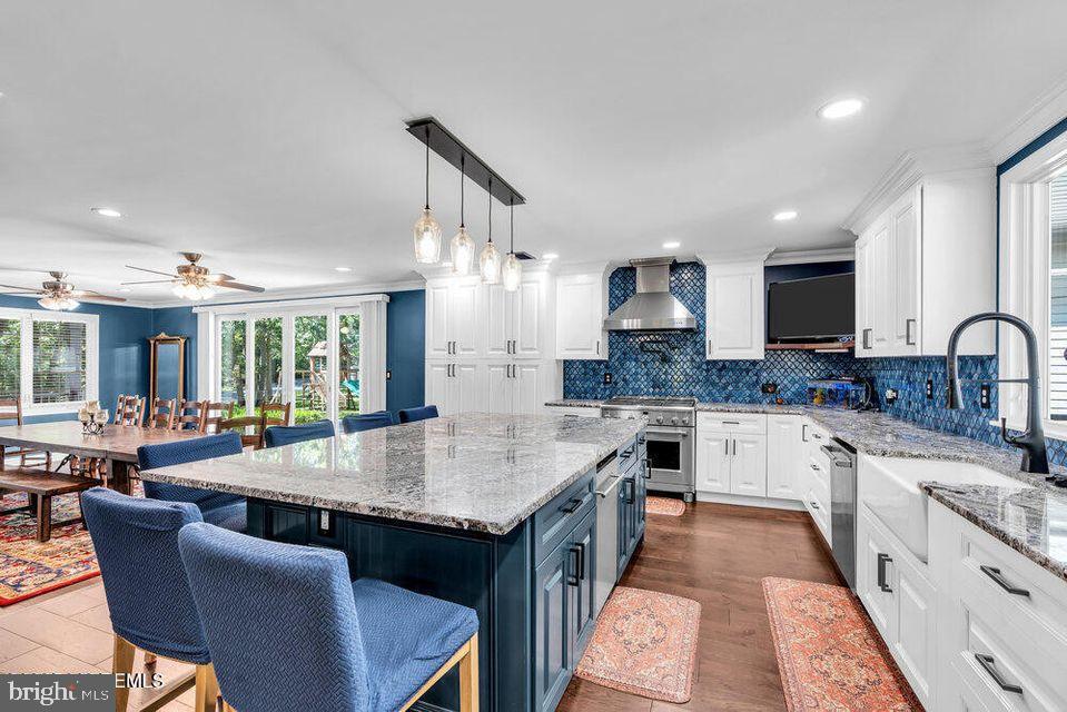 225 West Bird Village Road Jackson, NJ 08527 - Photo 21 of 66 a large kitchen with granite countertop lots of counter space and sink