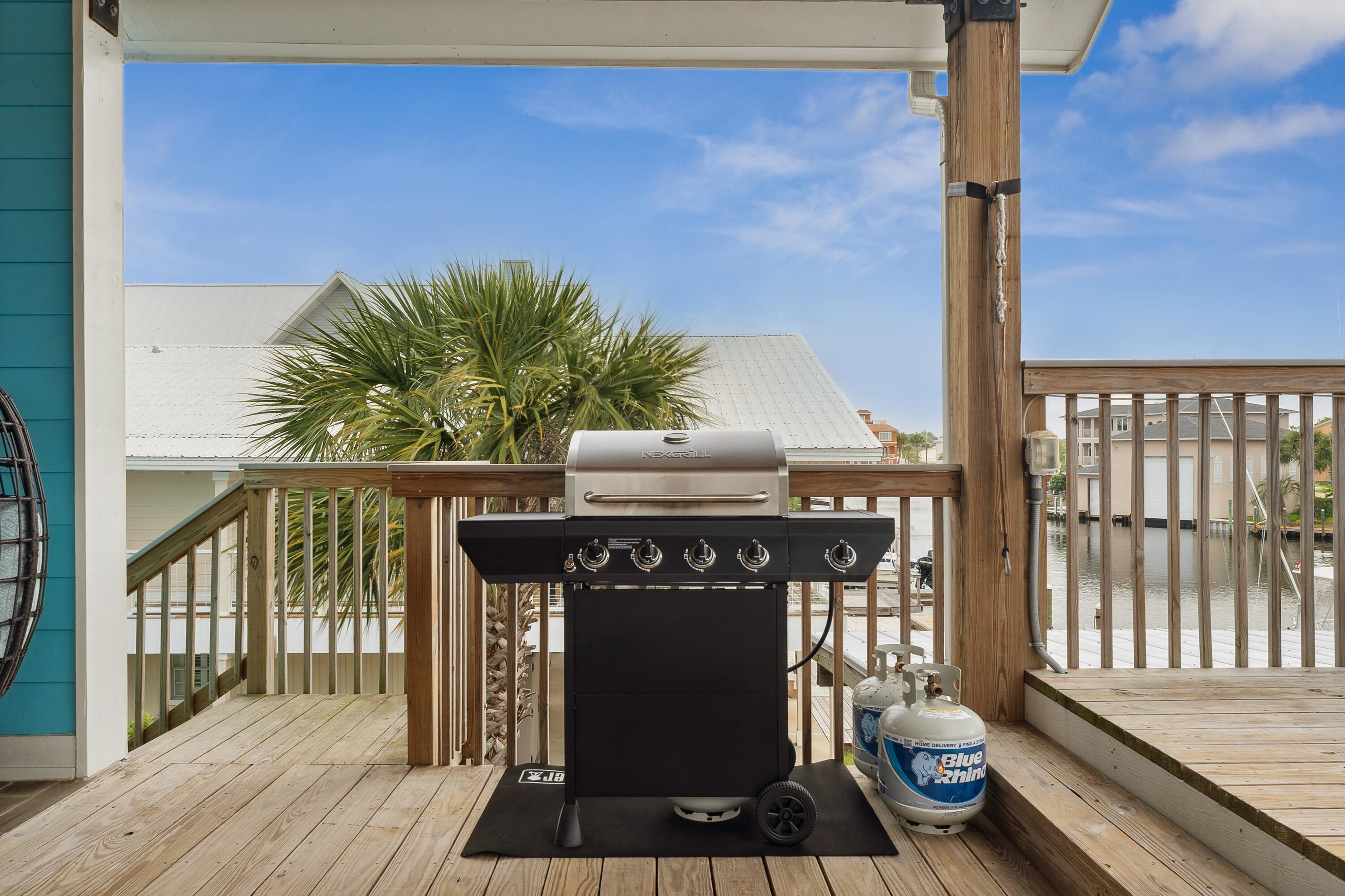 129 Durango Road, Unit 1 Destin, FL 32541 - Photo 53 of 71 a view of a balcony with wooden floor