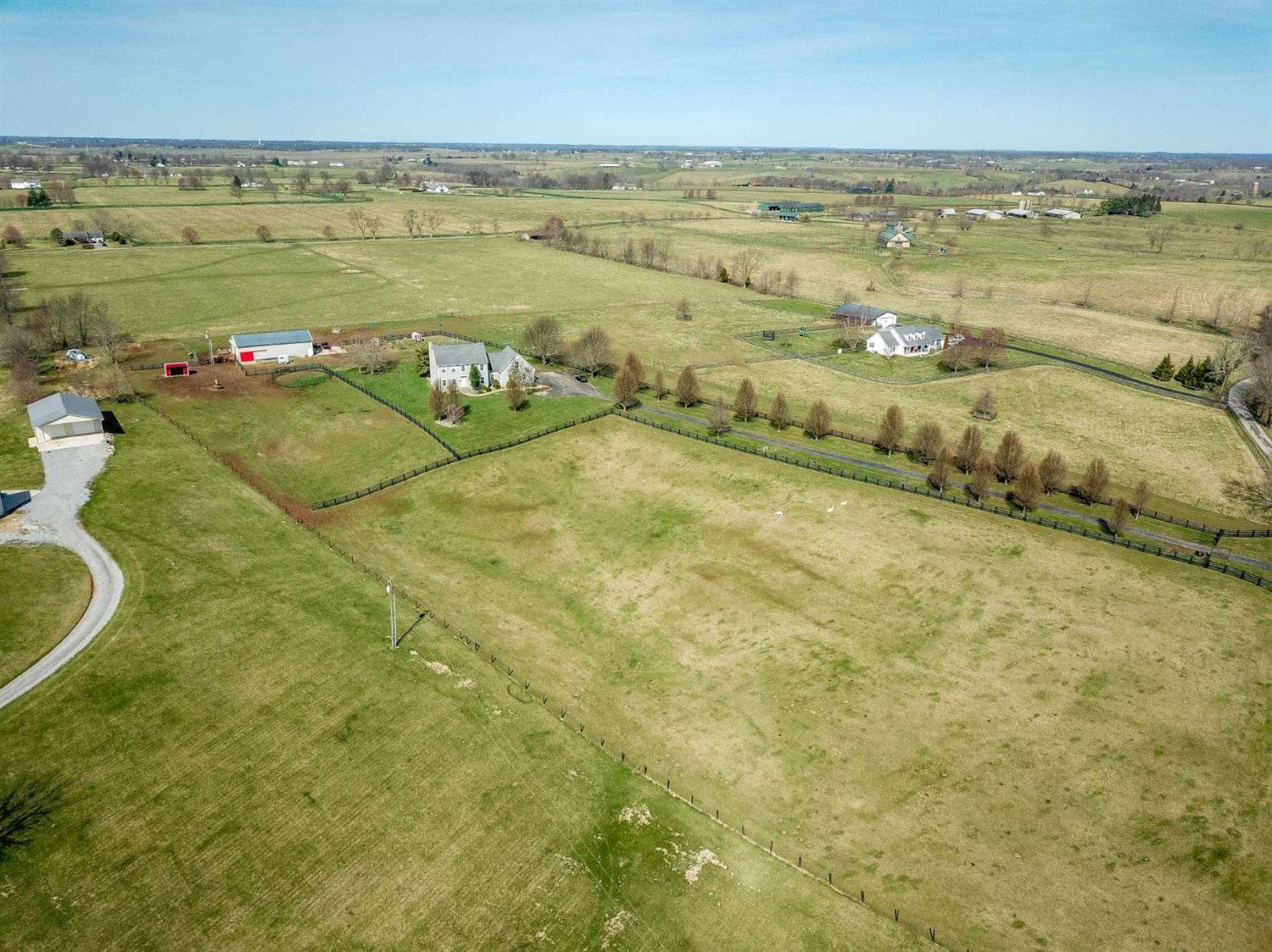 260 Sexton Road Harrodsburg, KY 40330 - Photo 82 of 82 Aerial shot of house and acreage