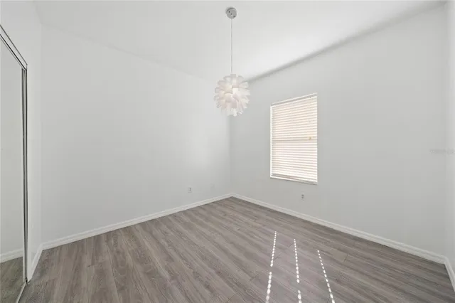 wooden floor in an empty room
