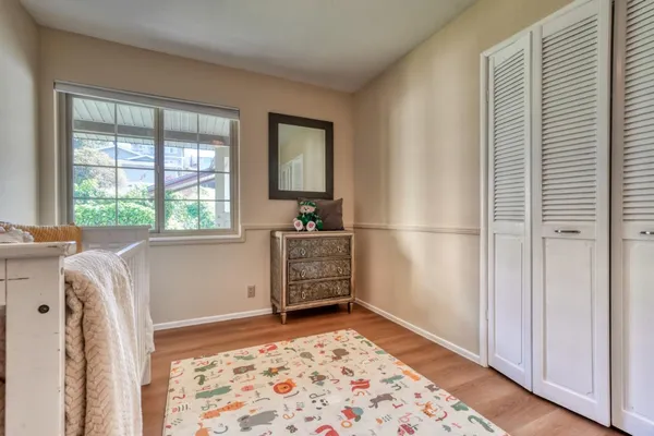 a room with furniture and window