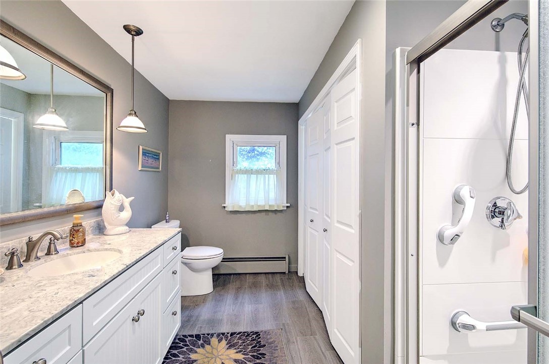 120 Grange Avenue Woonsocket, RI 02895 - Photo 33 of 50 Updated bathroom with washer and dryer