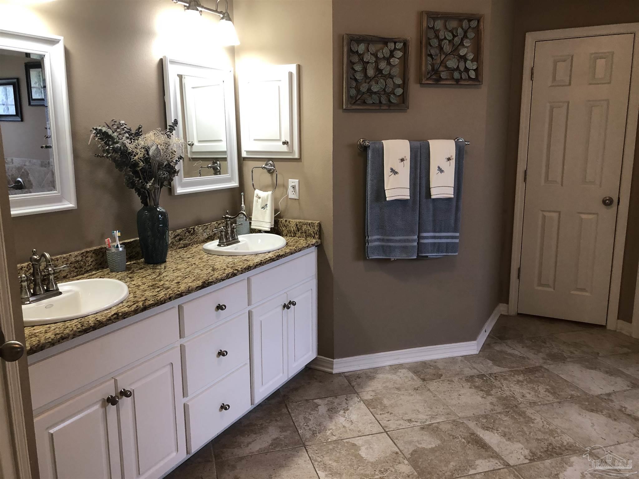1258 Tate Road Cantonment, FL 32533 - Photo 14 of 35 Beautiful Renovated Master Bath