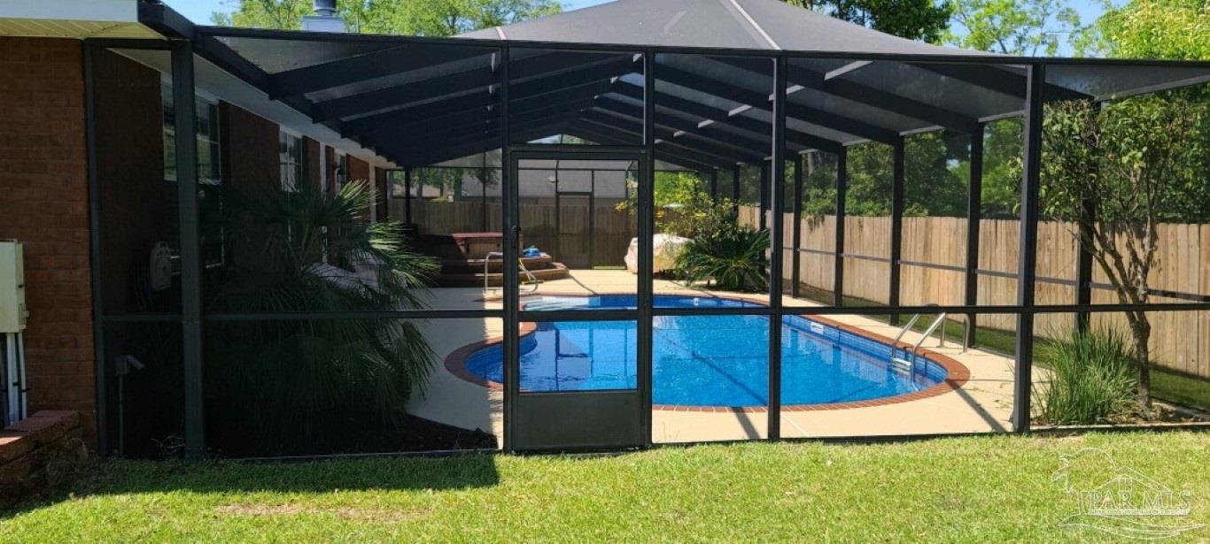 1258 Tate Road Cantonment, FL 32533 - Photo 33 of 35 Pool with screen