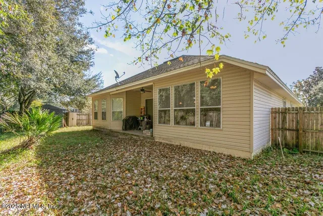 a view of a house with a garden