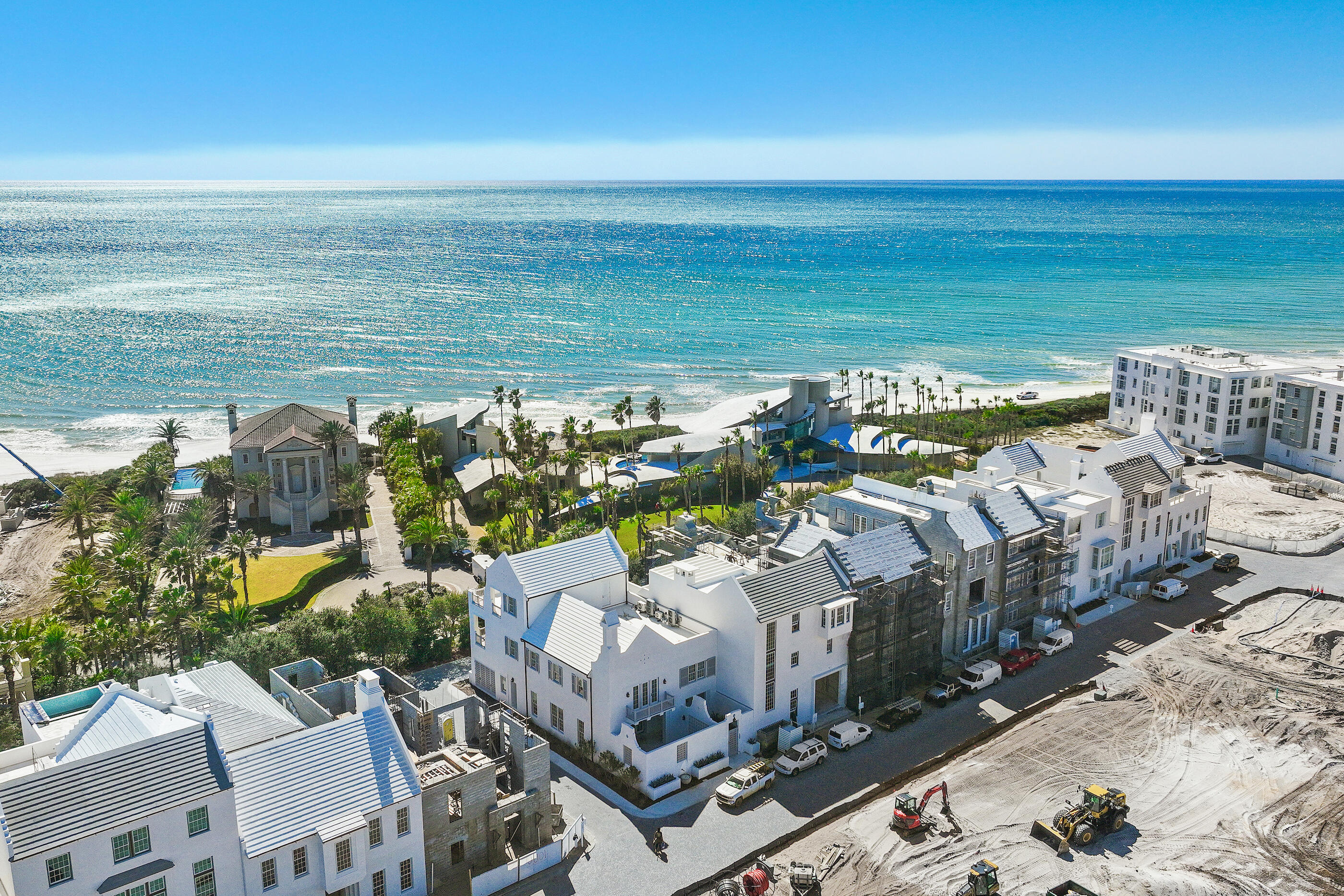 155 Elbow Beach Rd Inlet Beach Inlet Beach, FL 32461 - Photo 7 of 49 08 - Aerial - Residence + Gulf Context
