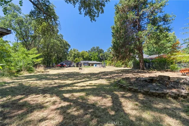 a view of a back yard