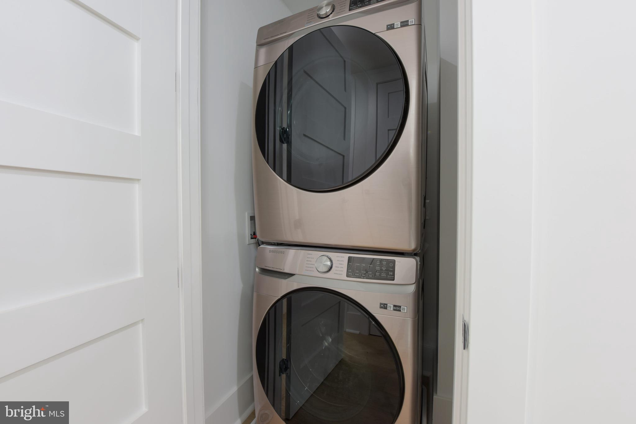 3607 T Street Northwest Washington, DC 20007 - Photo 27 of 44 Samsung W/D on bedroom level