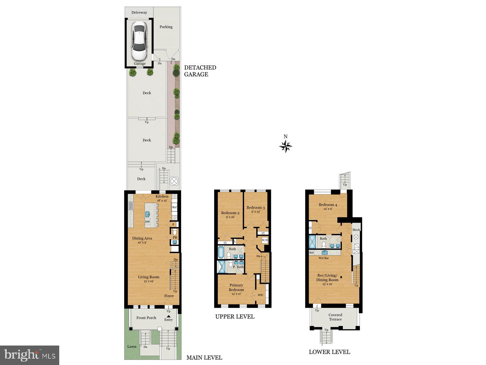 3607 T Street Northwest Washington, DC 20007 - Photo 44 of 44 Floor plan