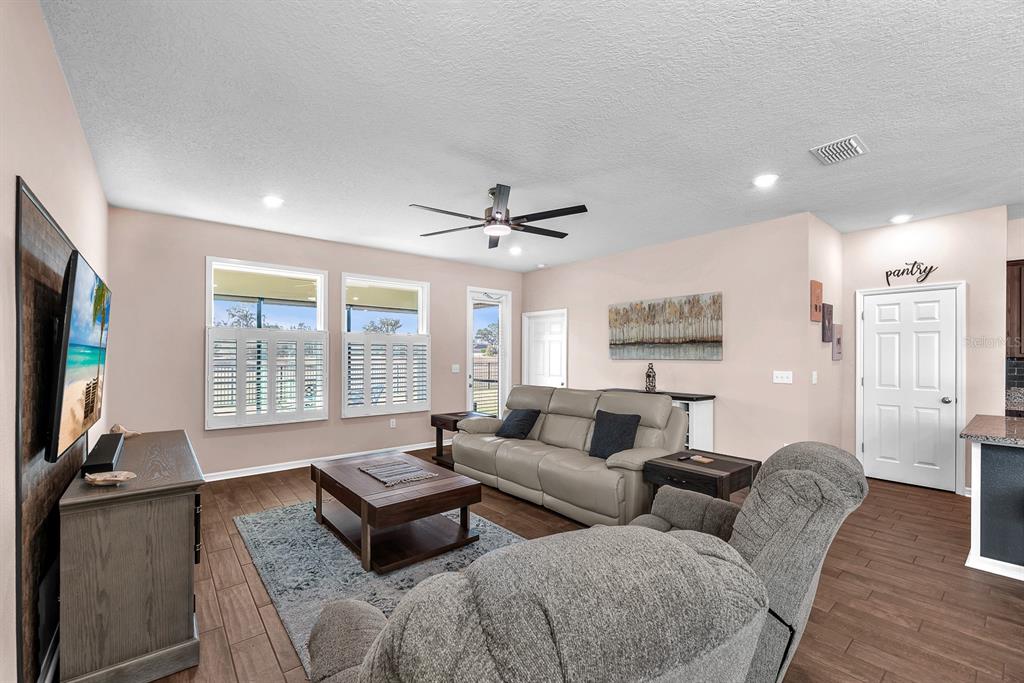 6230 Plover Meadow Street Lithia, FL 33547 - Photo 20 of 50 a living room with furniture and a flat screen tv