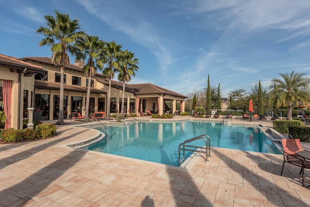 6230 Plover Meadow Street Lithia, FL 33547 - Photo 41 of 50 a view of a swimming pool with a patio