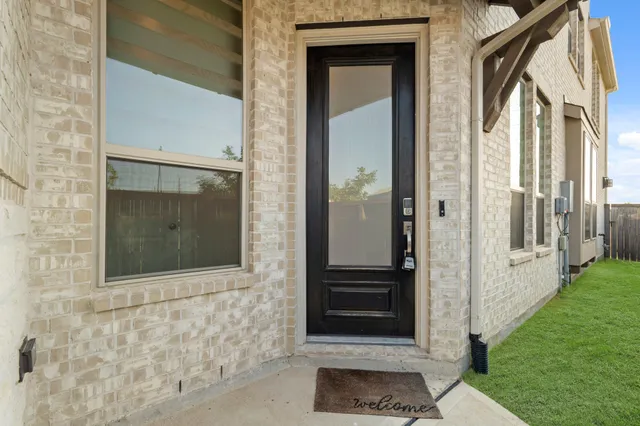 a view of front door of a house