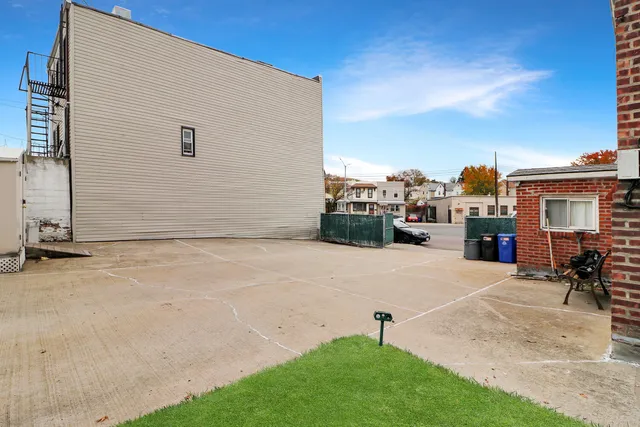 a front view of a house with a garage
