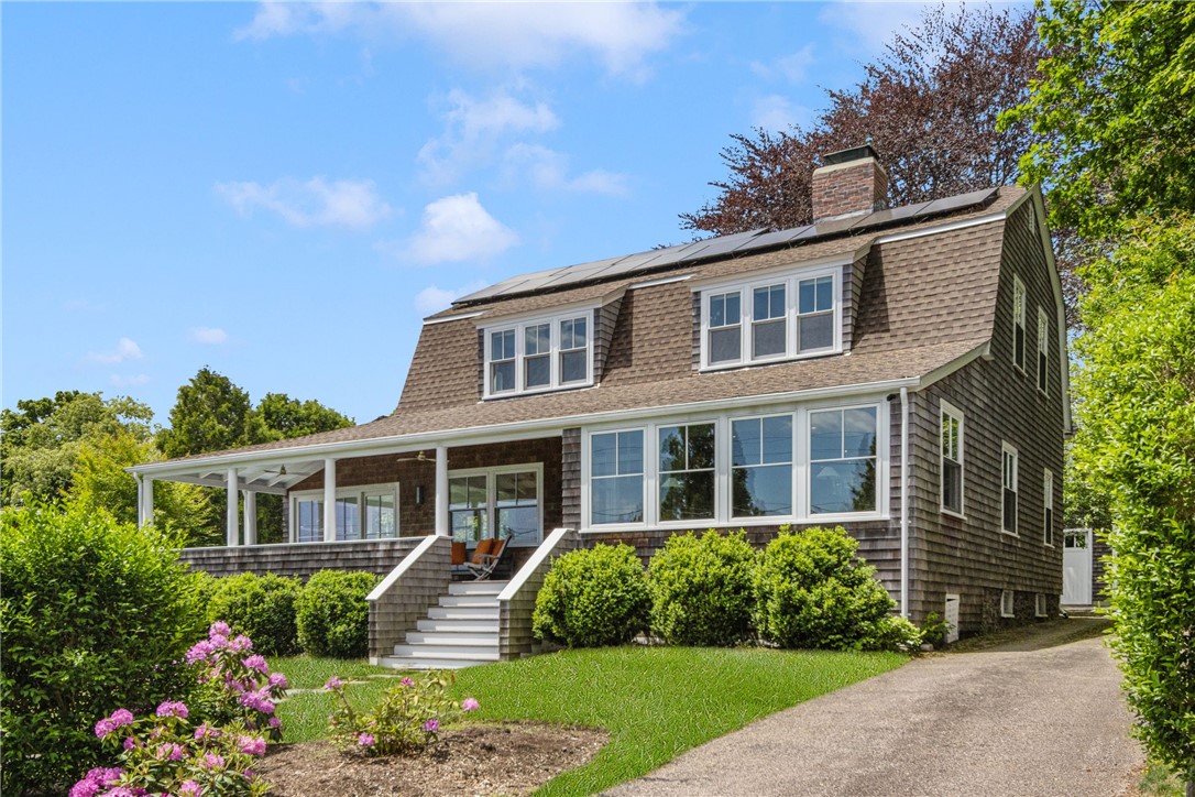 47 Longfellow Road Jamestown, RI 02835 - Photo 6 of 39 Porch and rooms with Jamestown Harbor views