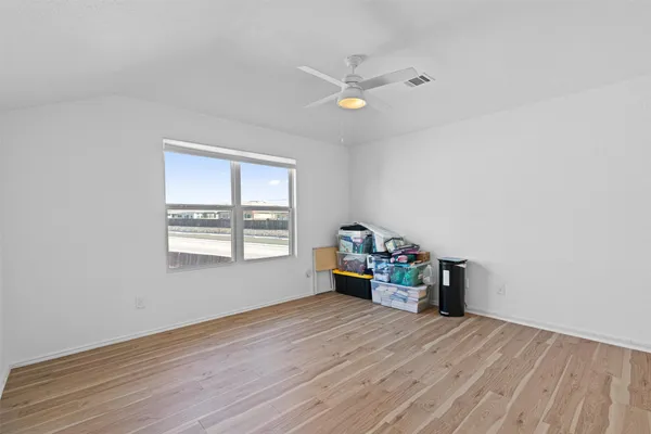 a view of a livingroom with a window