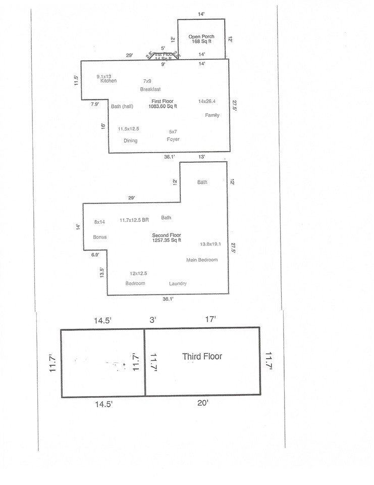 2712 Farnborough Road Raleigh, NC 27613 - Photo 25 of 25 Floor Plan