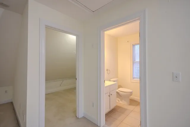a bathroom with a toilet