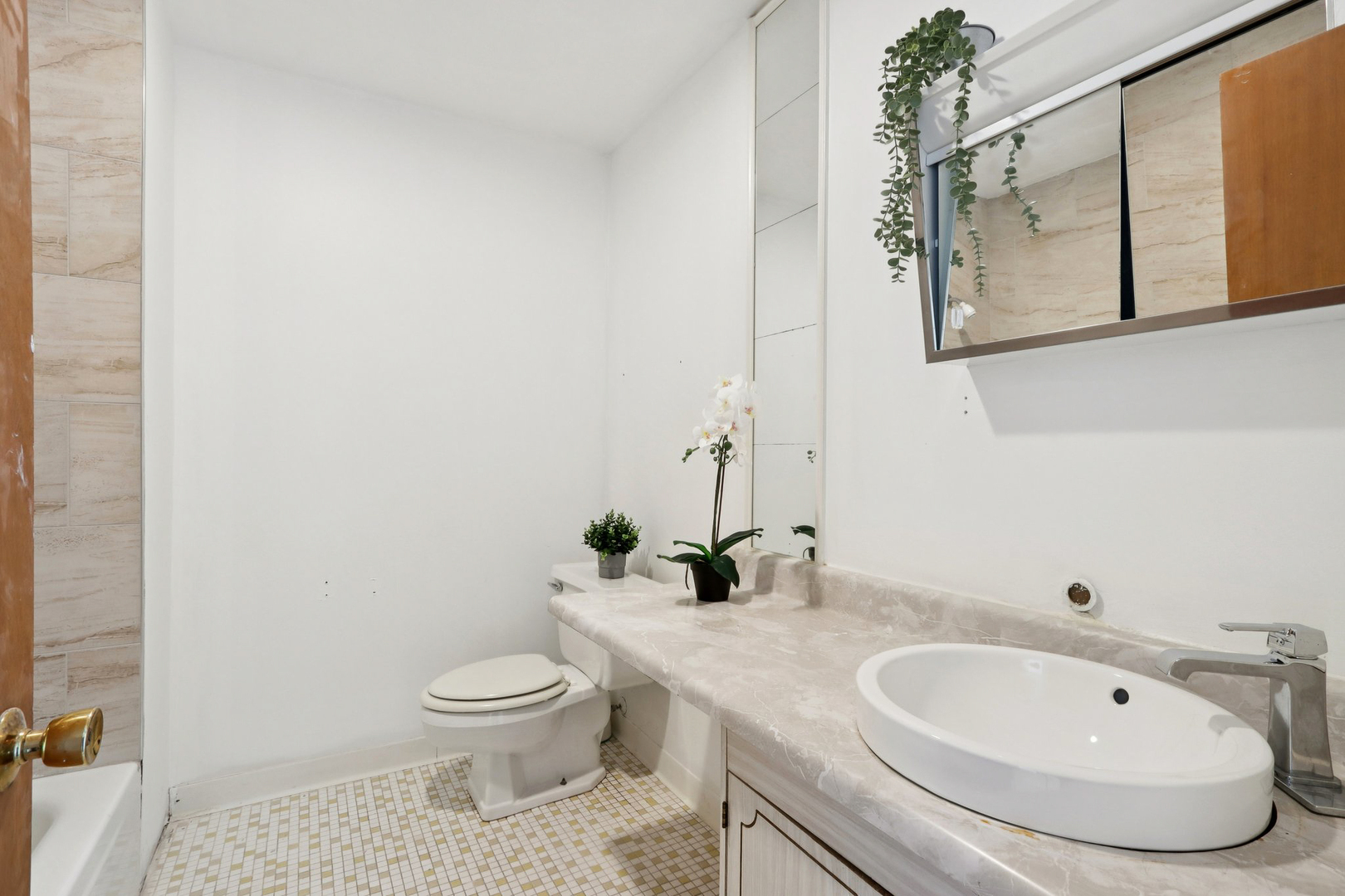2650 Brookwood Way Drive, Unit 201B Rolling Meadows, IL 60008 - Photo 23 of 25 a bathroom with a sink and a mirror