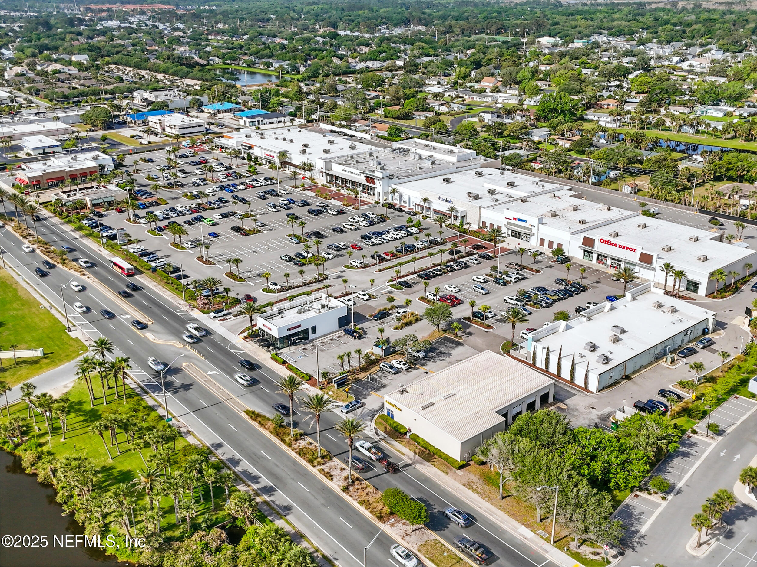 1505 1st Street South, Unit 302 Jacksonville Beach, FL 32250 - Photo 57 of 57 an aerial view of residential houses with outdoor space