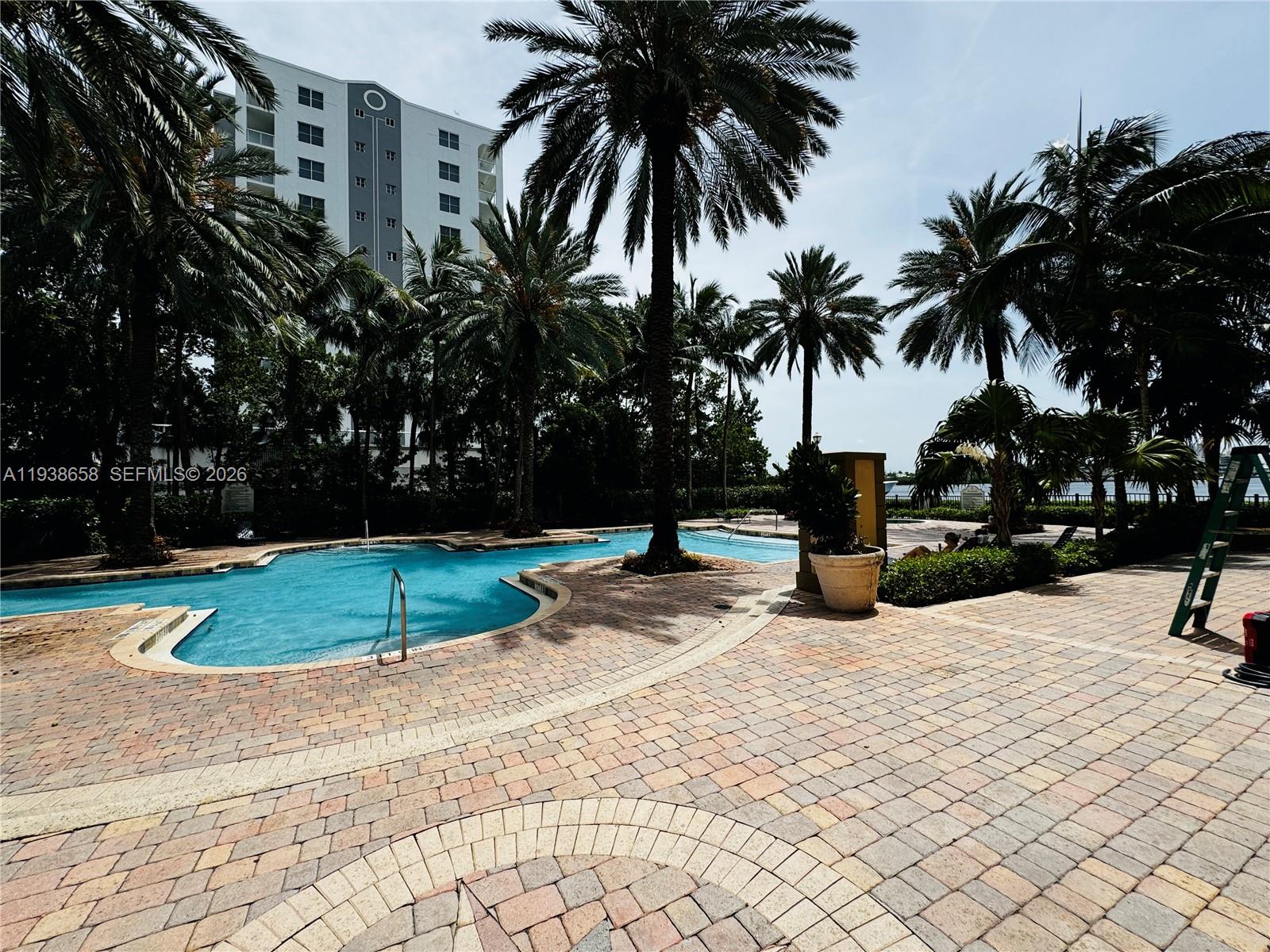 17150 North Bay Road, Unit 2412 Sunny Isles Beach, FL 33160 - Photo 22 of 25 a view of a backyard