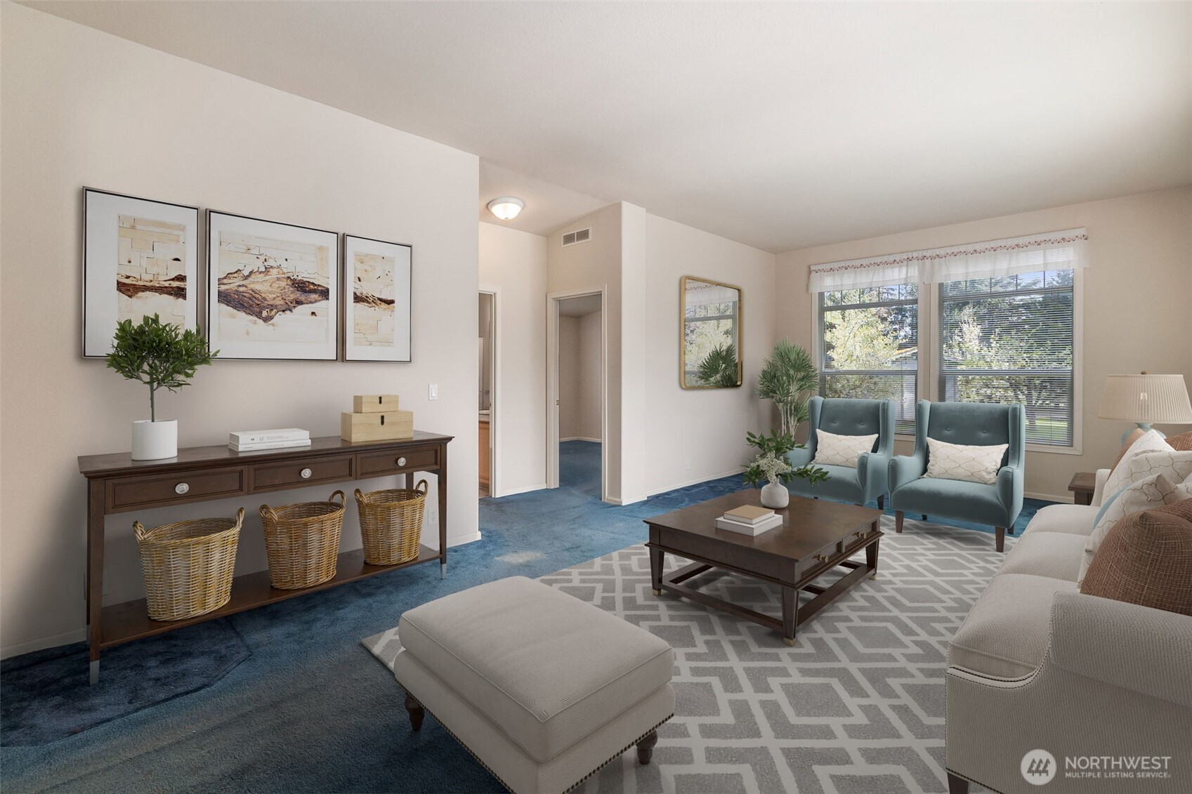 271 Romerman Road, Unit 22 Chehalis, WA 98532 - Photo 13 of 27 a living room with furniture and wooden floor