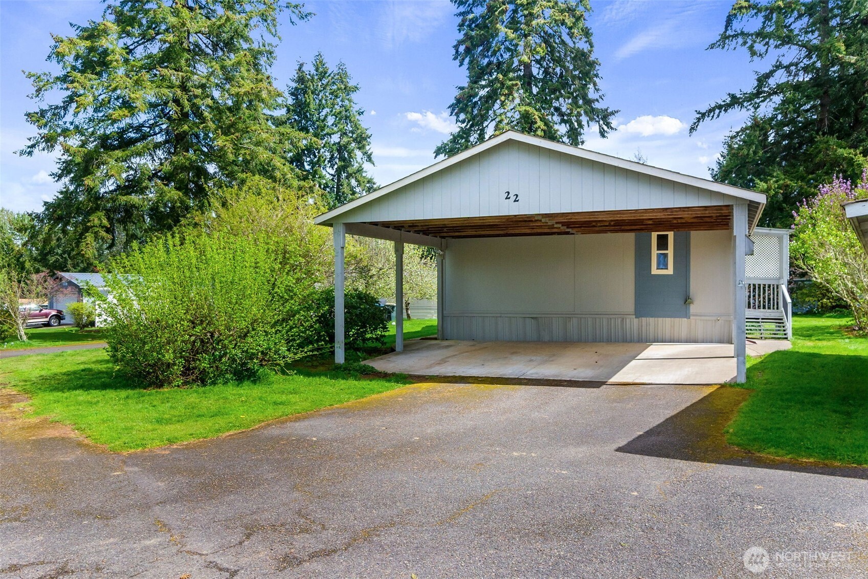 271 Romerman Road, Unit 22 Chehalis, WA 98532 - Photo 26 of 27 a front view of house with yard and green space