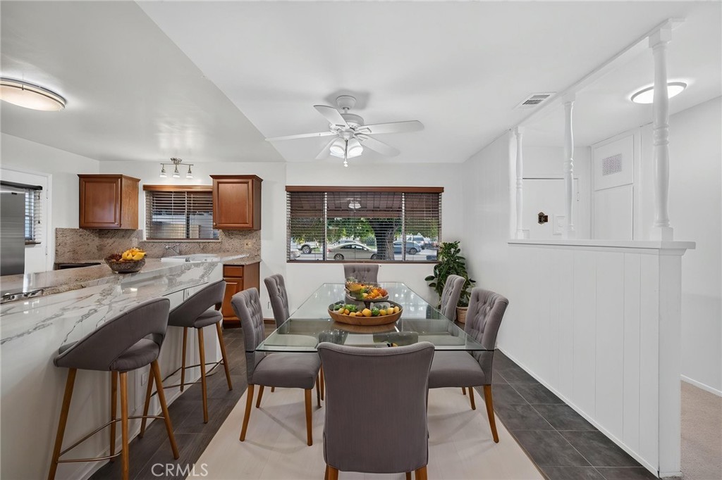 3261 Wallingham Drive Riverside, CA 92503 - Photo 4 of 57 Virtual staging/Dining space with view of entry door.