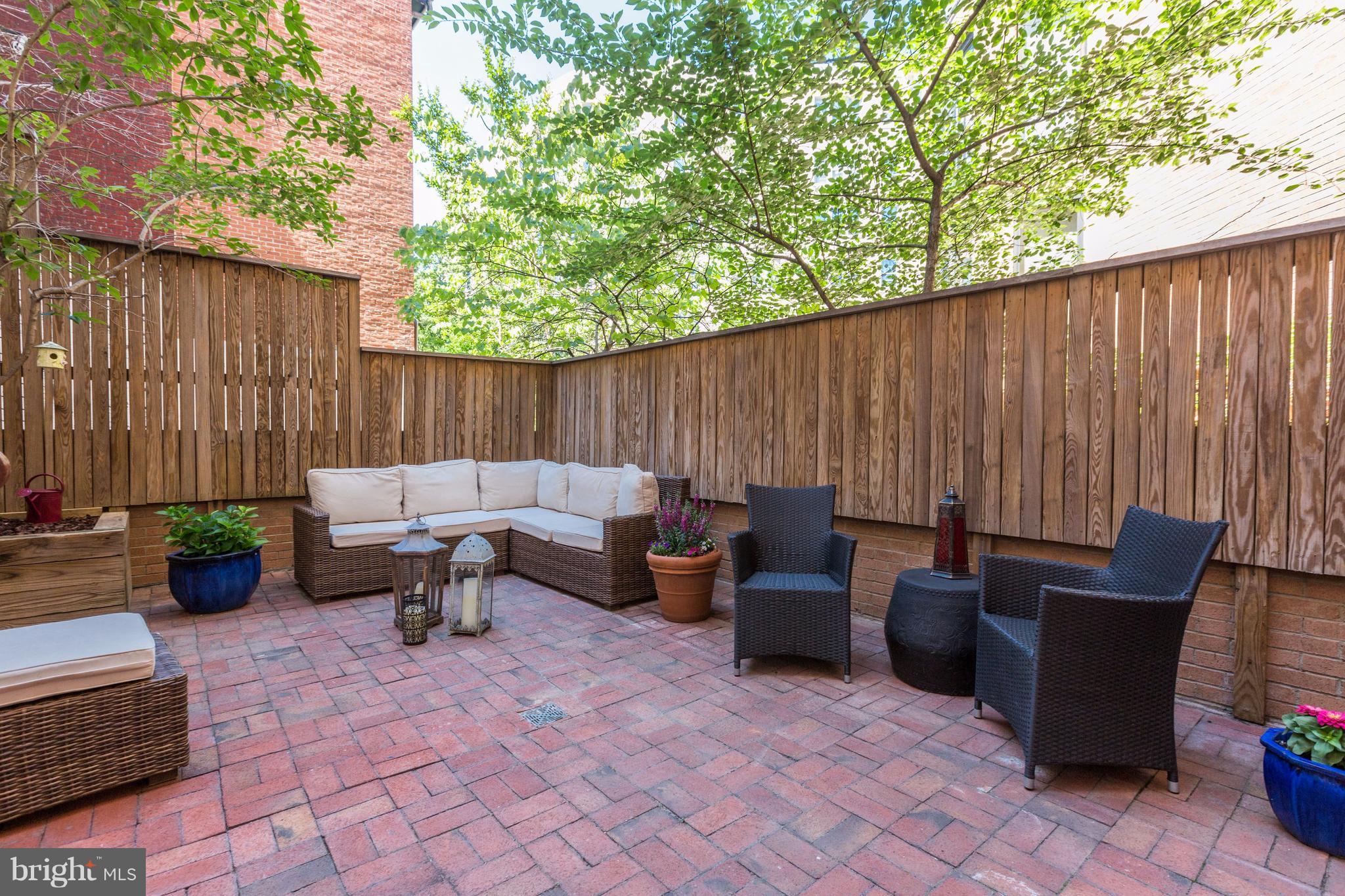 2003 Columbia Road Northwest, Unit 2003 Washington, DC 20009 - Photo 21 of 22 Generous rear patio off main level