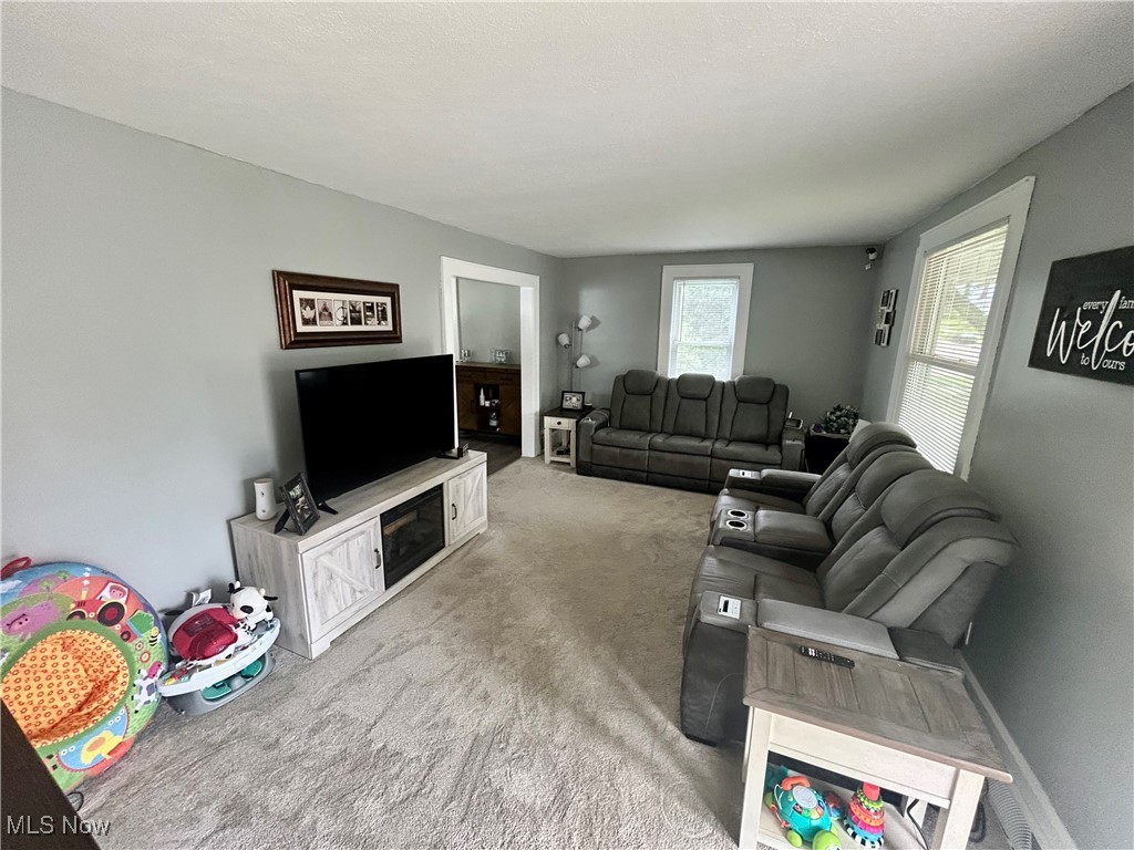 935 Lilly Road Alliance, OH 44601 - Photo 9 of 31 Living area with light carpet