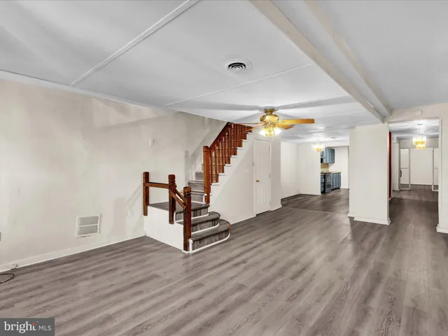 a view of a very nice looking room with a large window