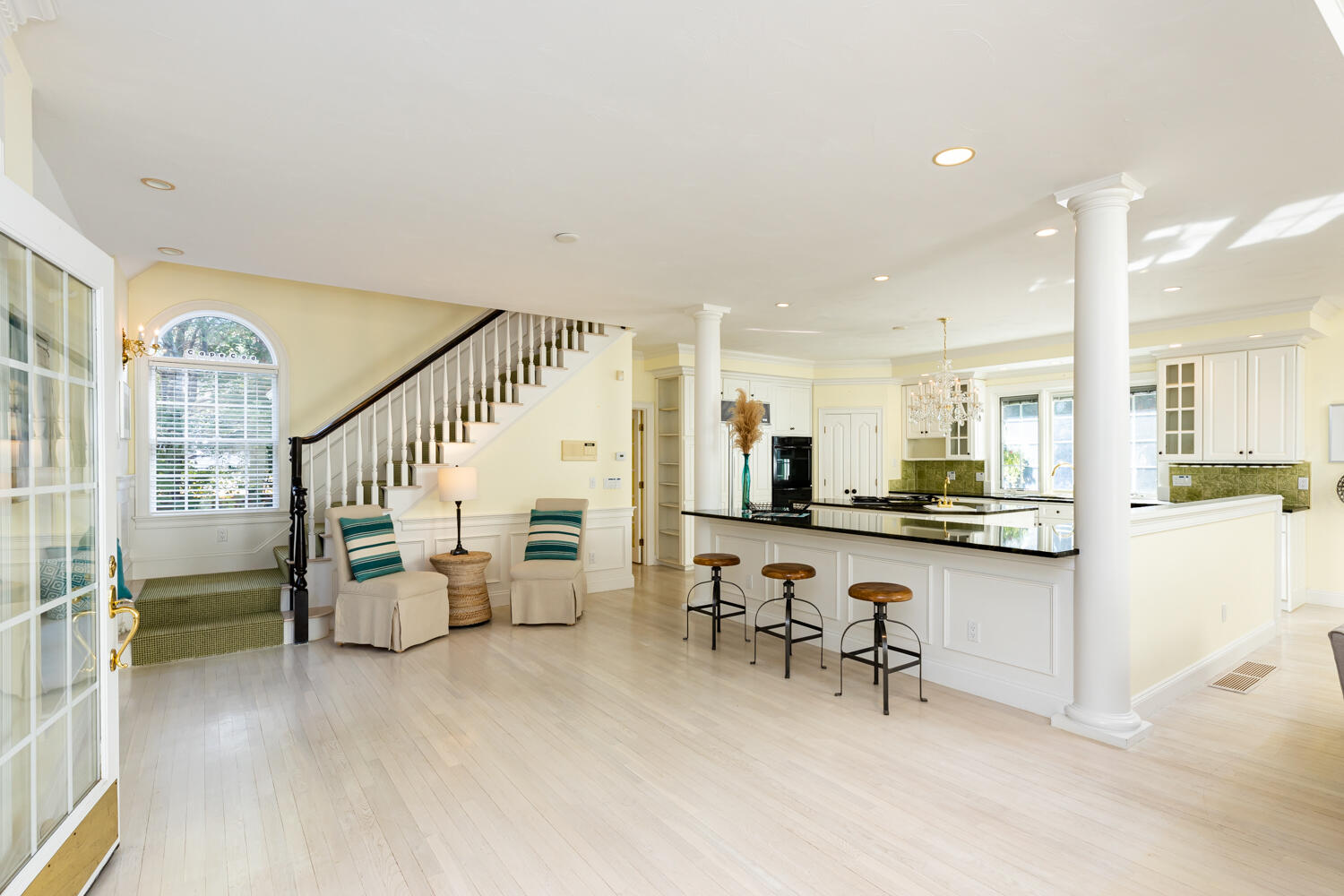 47 Farm Valley Road Osterville, MA 02655 - Photo 19 of 57 a view of living room filled with furniture and stairs