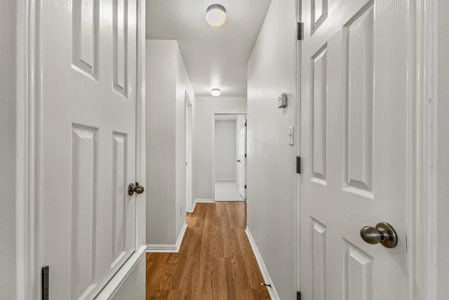 a view of a walk in closet