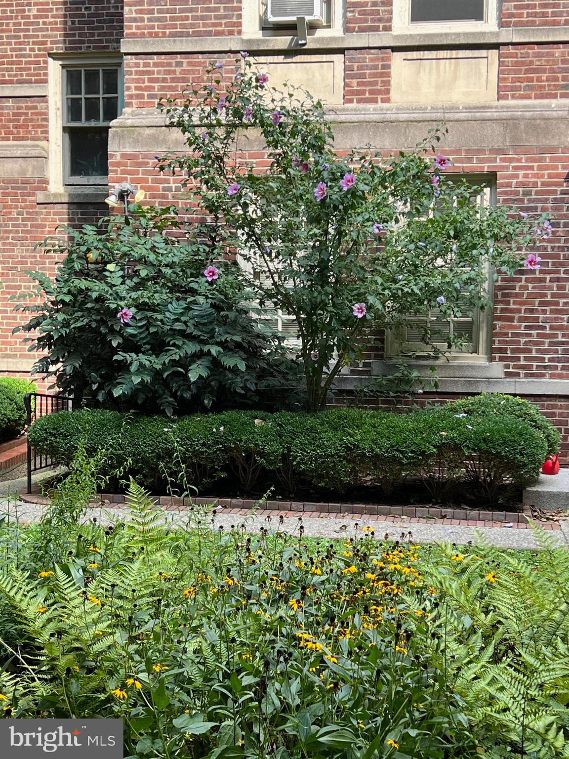 4643 Pine Street, Unit C411 Philadelphia, PA 19143 - Photo 42 of 60 a view of a garden with a fountain