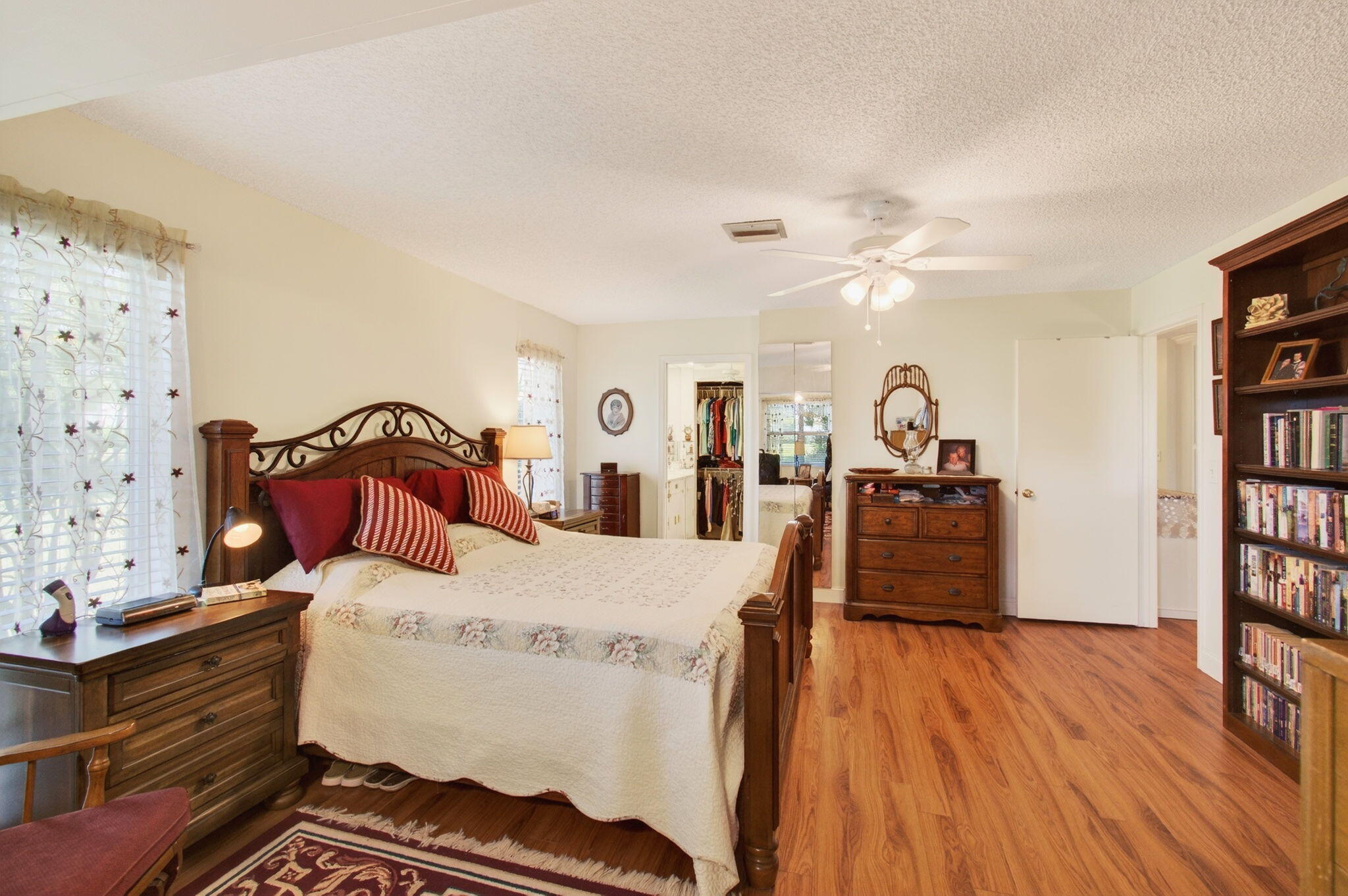5452 Poppy Place, Unit D Delray Beach, FL 33484 - Photo 39 of 62 spacious master bedroom with extra livin