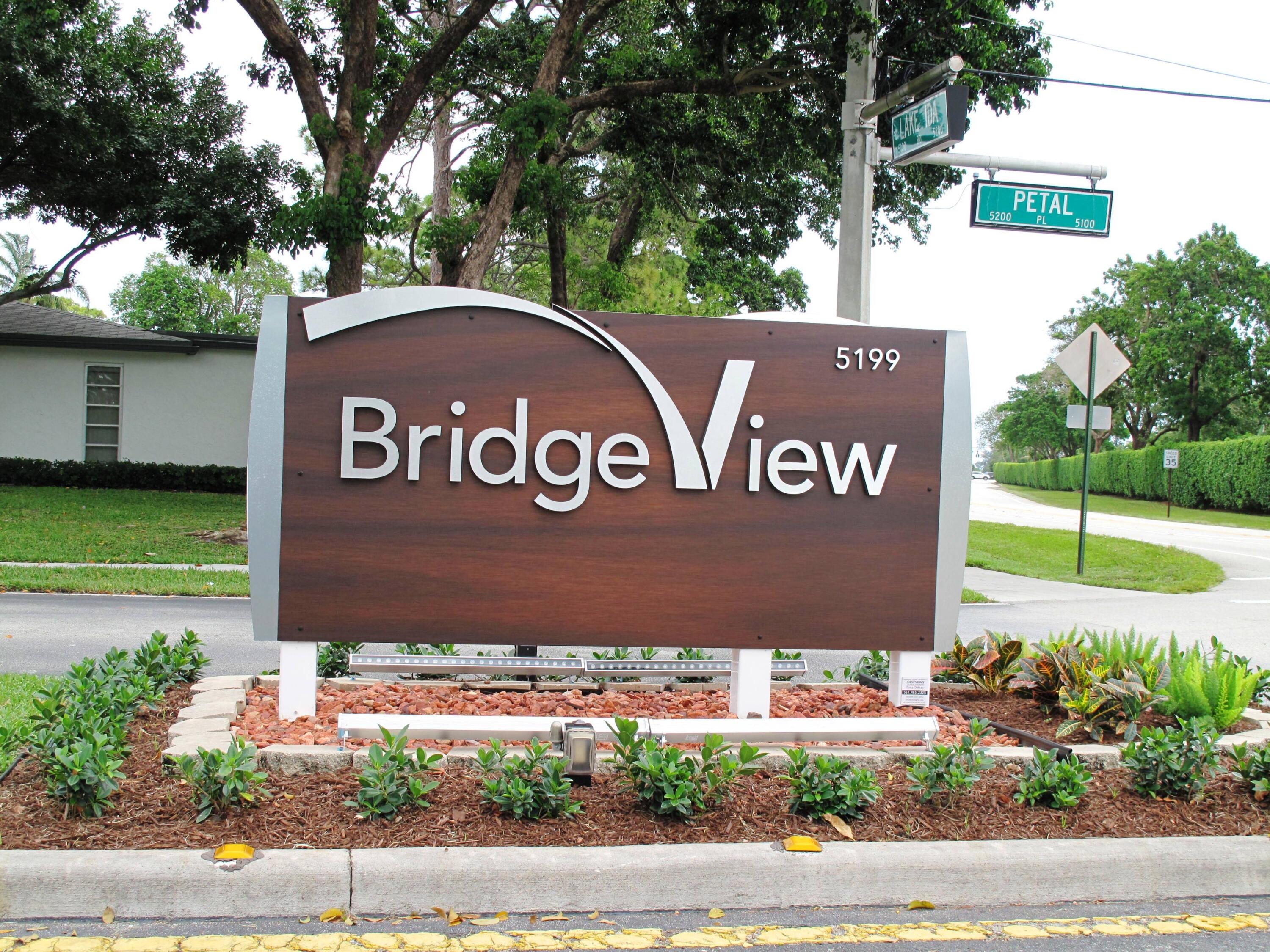 5452 Poppy Place, Unit D Delray Beach, FL 33484 - Photo 49 of 62 Bridgeview community entrance photo (1)