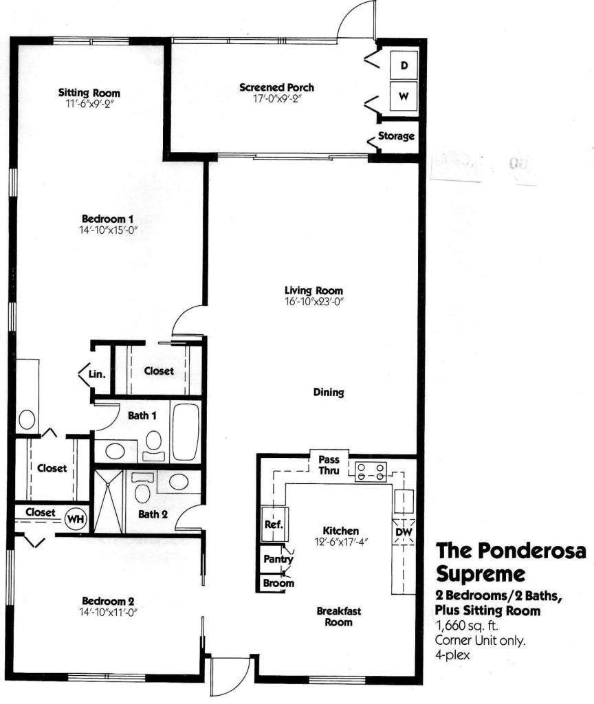 5452 Poppy Place, Unit D Delray Beach, FL 33484 - Photo 62 of 62 Ponderosa floor plan