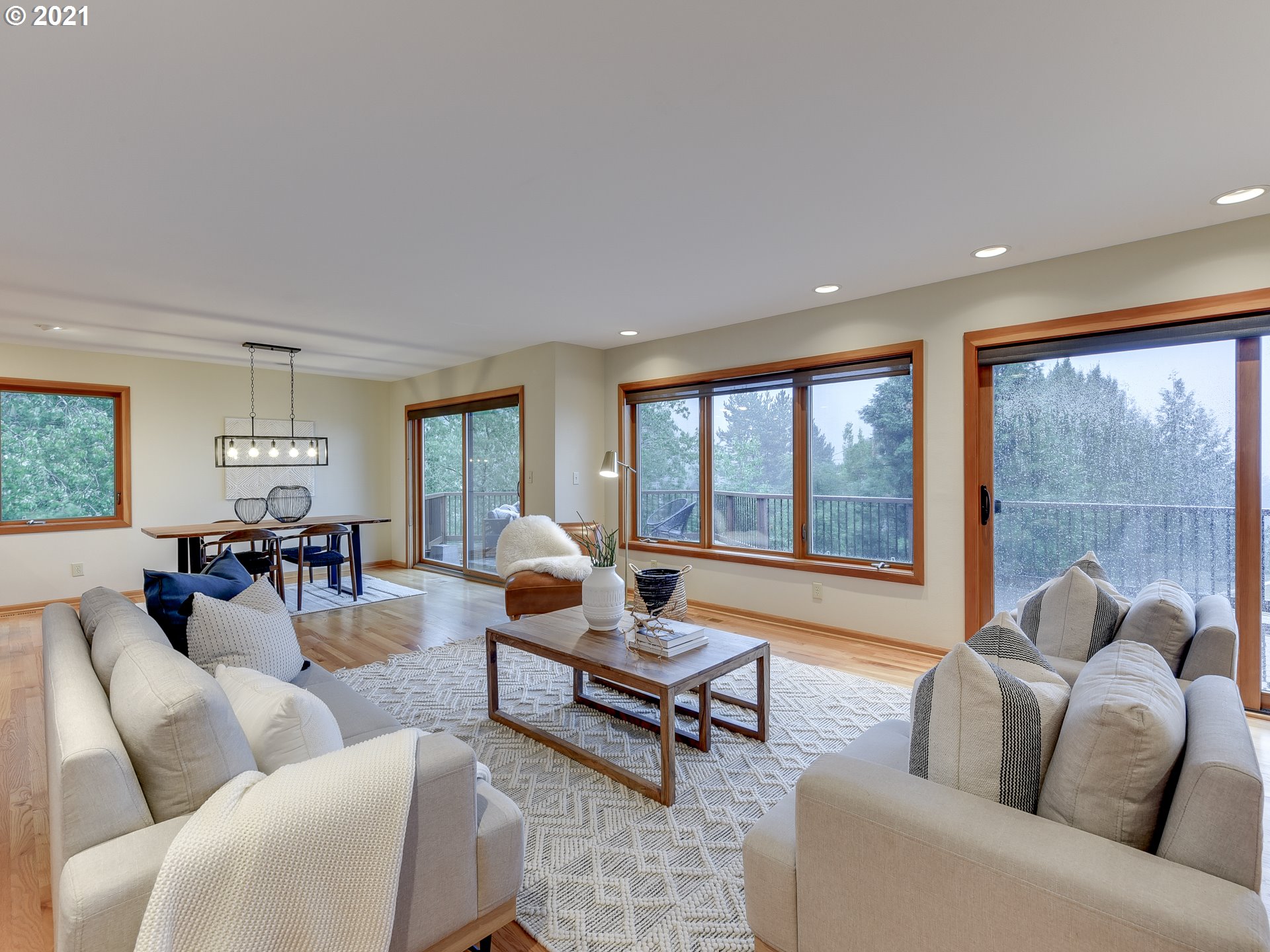 3630 Southwest Patton Road Portland, OR 97221 - Photo 4 of 29 a living room with furniture and a large window