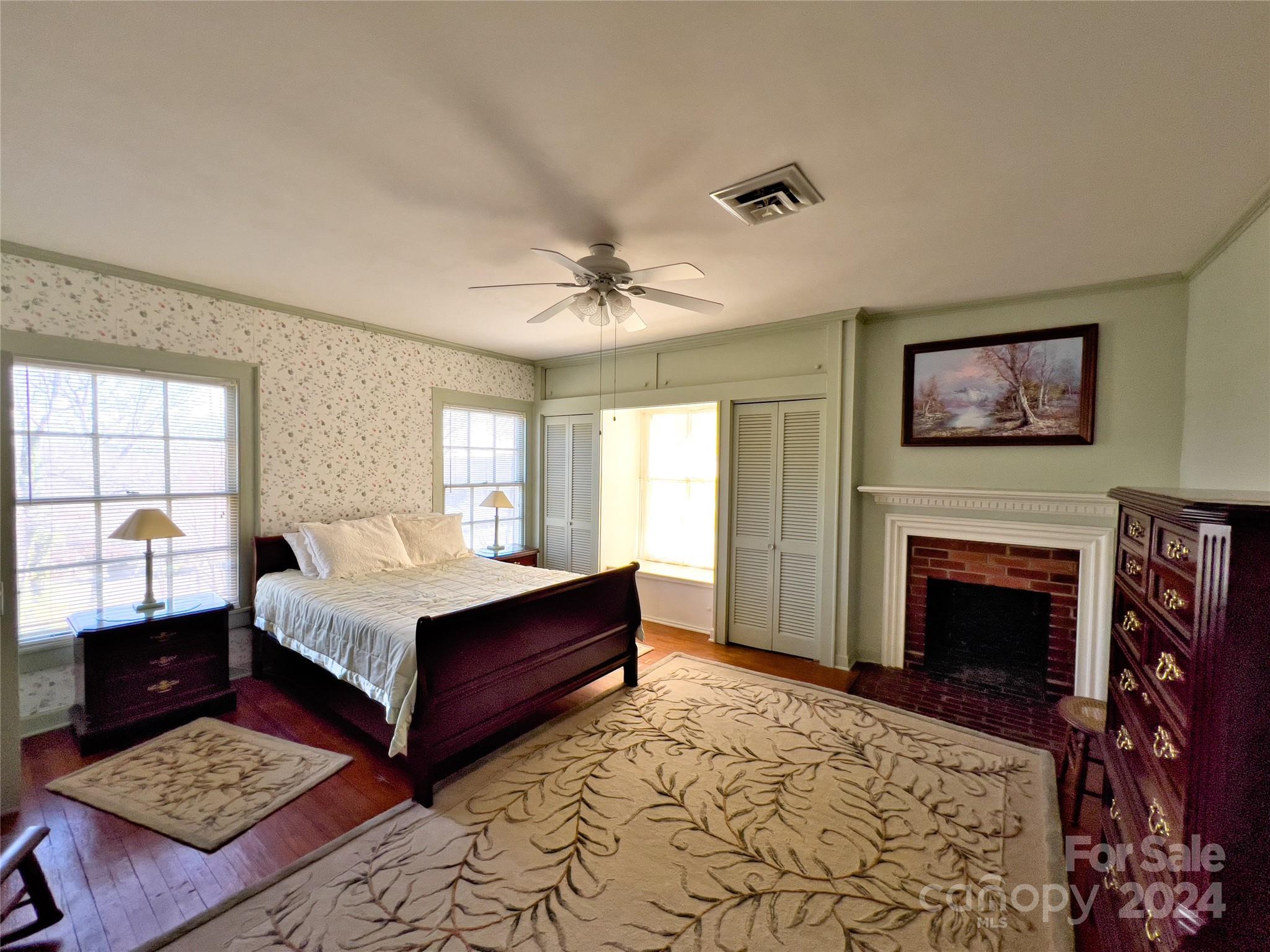 535 North Washington Street Rutherfordton, NC 28139 - Photo 35 of 48 a living room with furniture and a fireplace