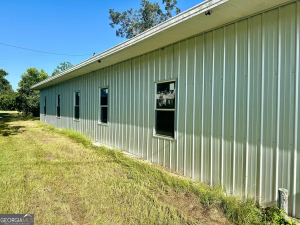 a backyard of a house