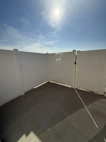 an empty room with an empty space