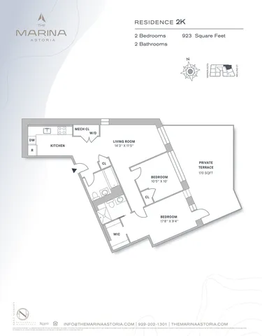 $998,000 | 30-05 Vernon Boulevard, Unit 2K2 | Astoria